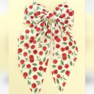 Playful Cherry Design Barrette Hair Clip